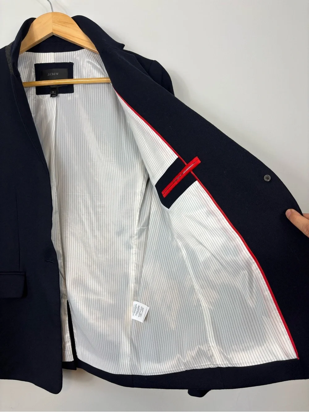 J. Crew Navy Regent Blazer Size 10